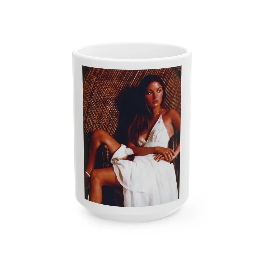 Jane Seymour #21 (Vintage Female Icon) White Coffee Mug-15oz-Go Mug Yourself