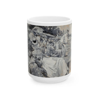 Boating Party, 1899 - White Coffee Mug-15oz-Go Mug Yourself