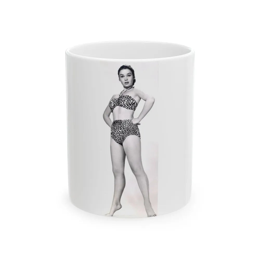 Kathryn Grant #105 (Vintage Female Icon) White Coffee Mug-11oz-Go Mug Yourself