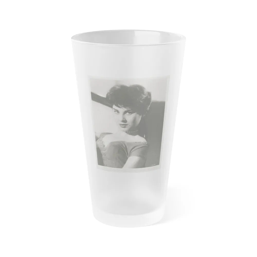 Lisa Montell #31 (Vintage Female Icon) Frosted Pint 16oz-16oz-Frosted-Go Mug Yourself