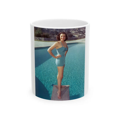 Jane Russell #230 (Vintage Female Icon) White Coffee Mug-11oz-Go Mug Yourself