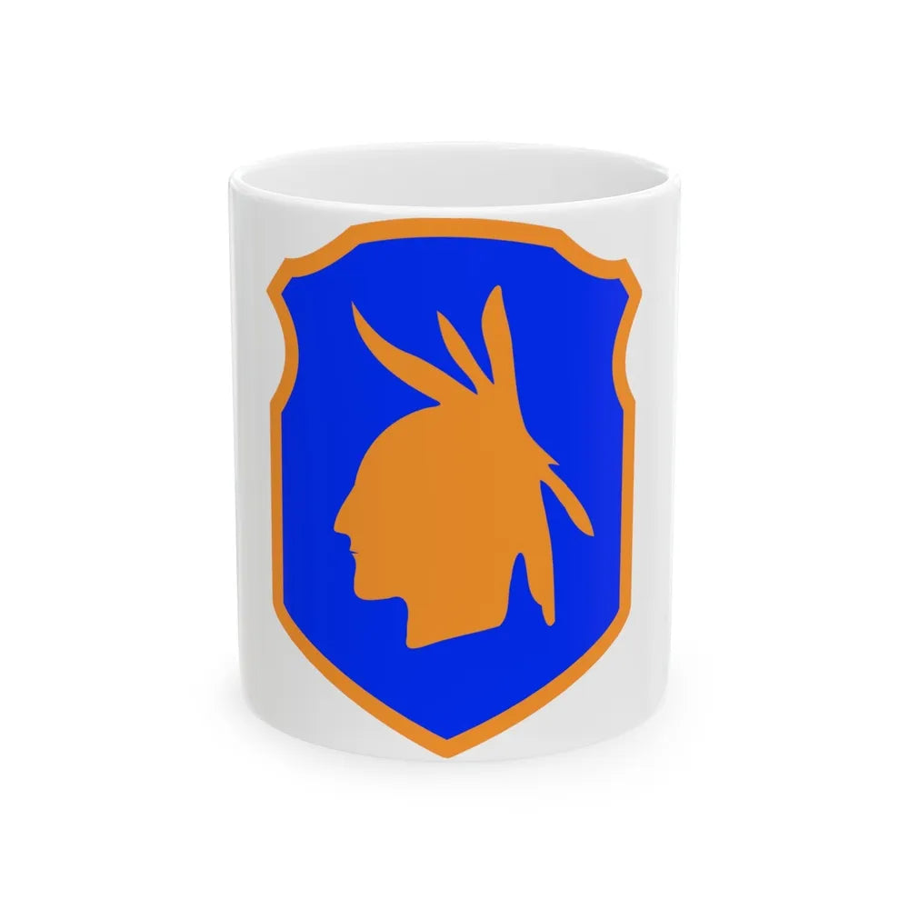 98th Infantry Division (U.S. Army) White Coffee Mug-11oz-Go Mug Yourself