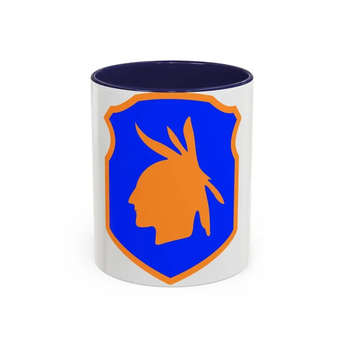 98th Infantry Division (U.S. Army) Accent Coffee Mug 11oz Navy - Go Mug Yourself