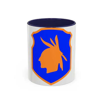98th Infantry Division (U.S. Army) Accent Coffee Mug 11oz Navy - Go Mug Yourself