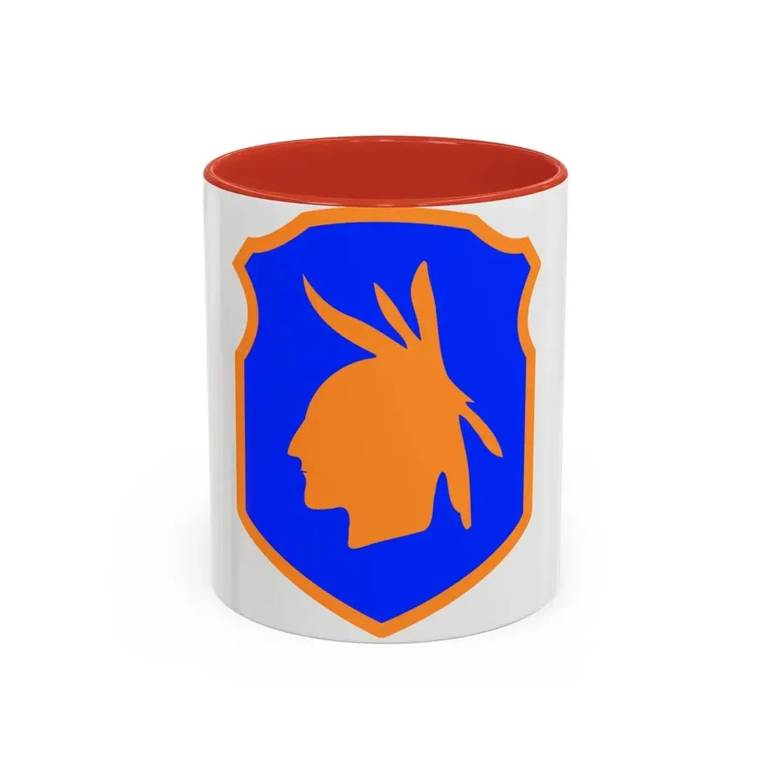 98th Infantry Division (U.S. Army) Accent Coffee Mug 11oz Red - Go Mug Yourself