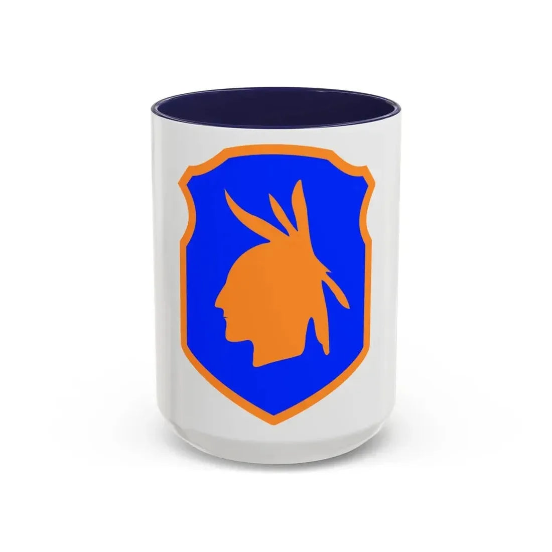 98th Infantry Division (U.S. Army) Accent Coffee Mug 15oz Navy - Go Mug Yourself