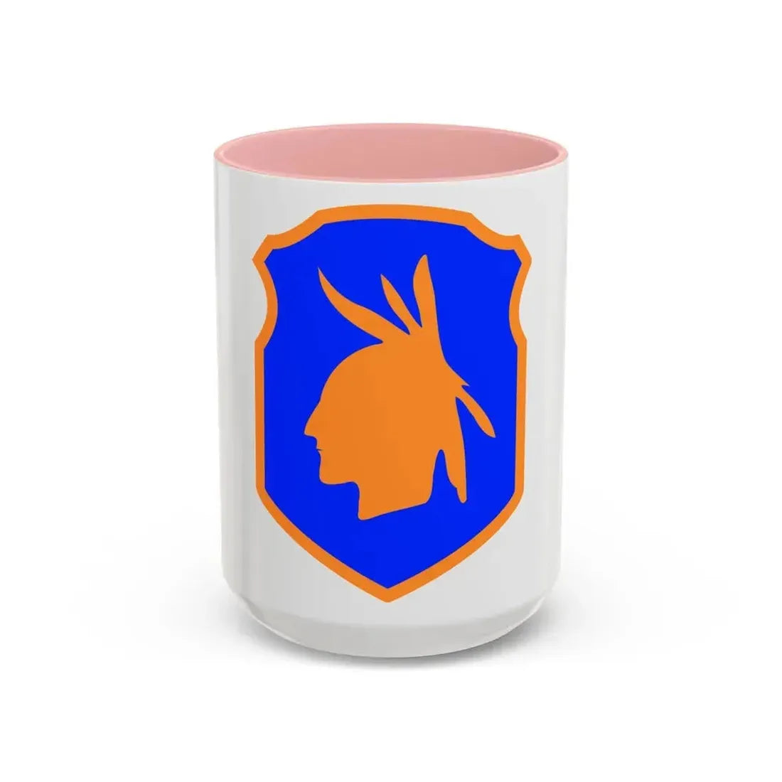 98th Infantry Division (U.S. Army) Accent Coffee Mug 15oz Pink - Go Mug Yourself