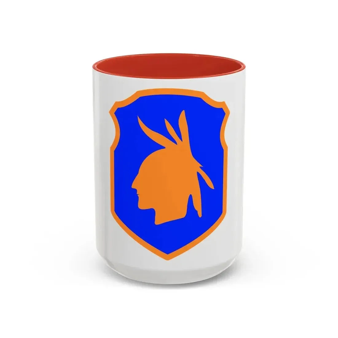 98th Infantry Division (U.S. Army) Accent Coffee Mug 15oz Red - Go Mug Yourself
