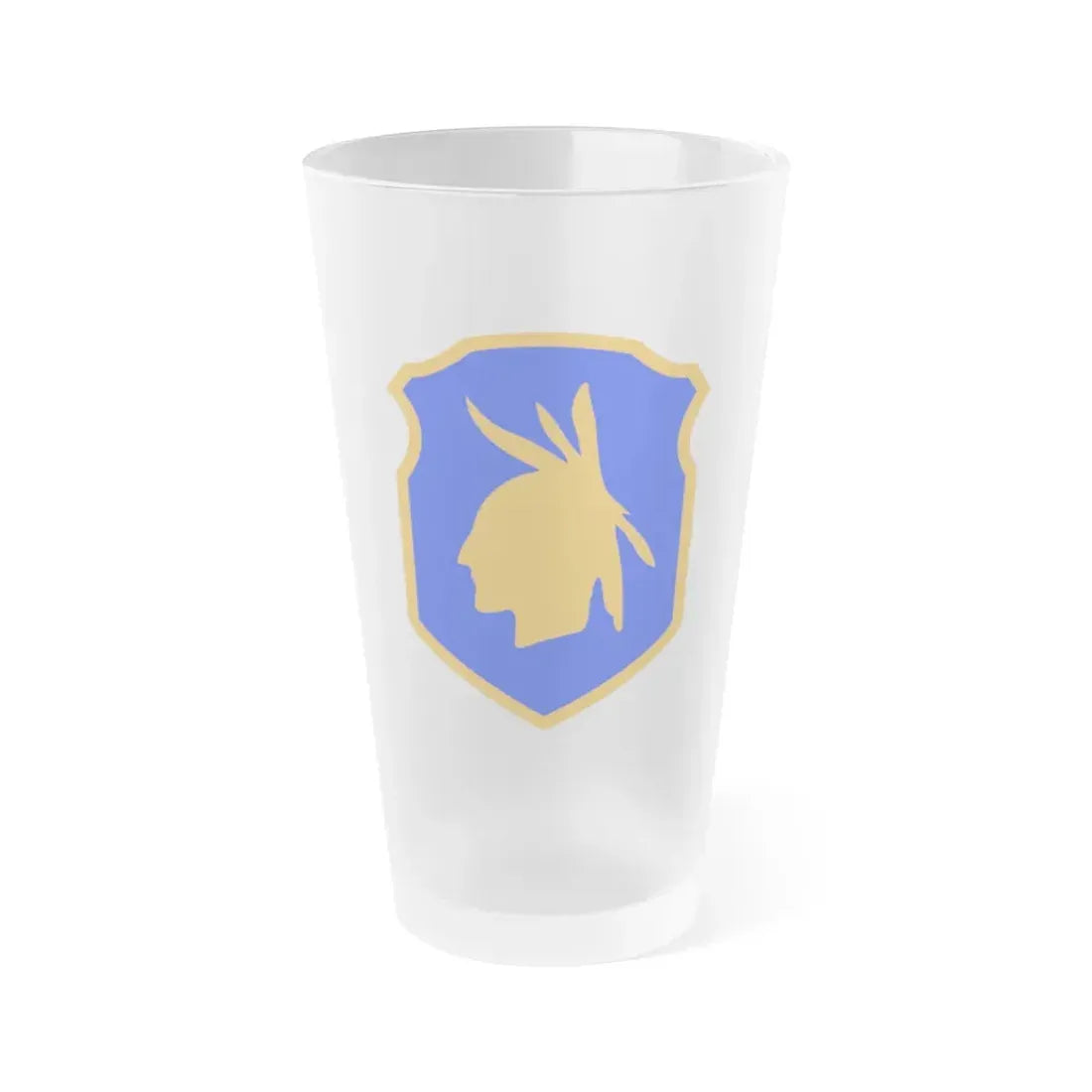 98th Infantry Division (U.S. Army) Frosted Pint Glass 16oz Default Title - Go Mug Yourself