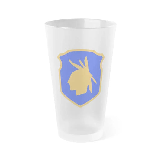 98th Infantry Division (U.S. Army) Frosted Pint Glass 16oz Default Title - Go Mug Yourself