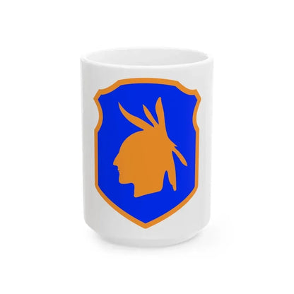 98th Infantry Division (U.S. Army) White Coffee Mug 15oz - Go Mug Yourself