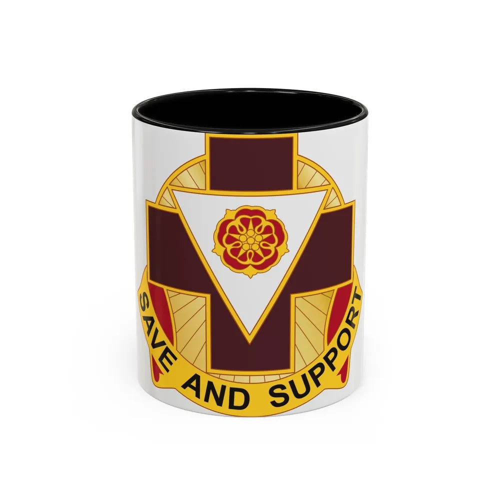 99 Field Hospital (U.S. Army) Accent Coffee Mug-11oz-Black-Go Mug Yourself