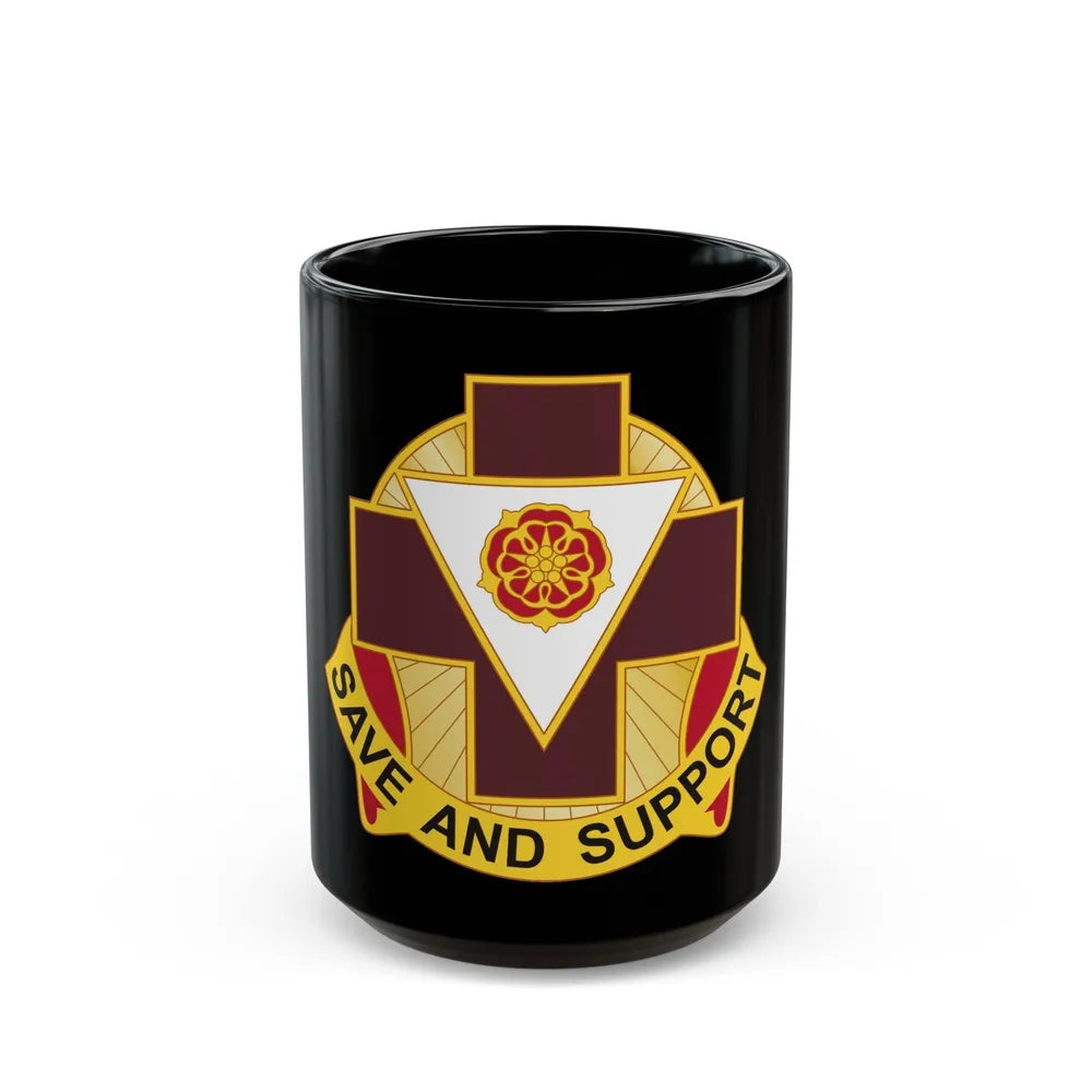 99 Field Hospital (U.S. Army) Black Coffee Mug-15oz-Go Mug Yourself