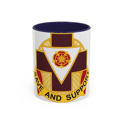 99 Field Hospital (U.S. Army) Accent Coffee Mug 11oz Navy - Go Mug Yourself
