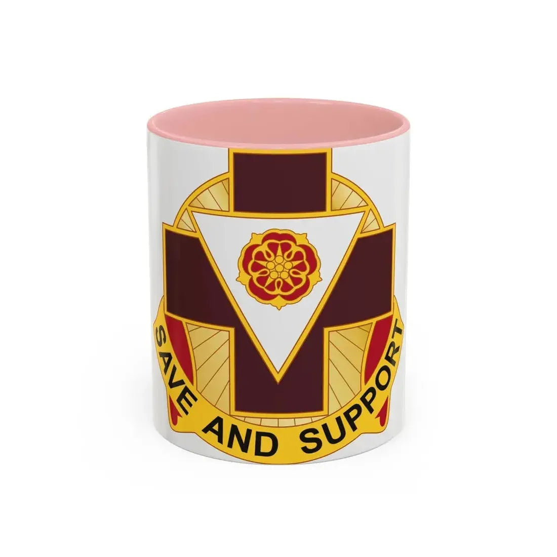 99 Field Hospital (U.S. Army) Accent Coffee Mug 11oz Pink - Go Mug Yourself