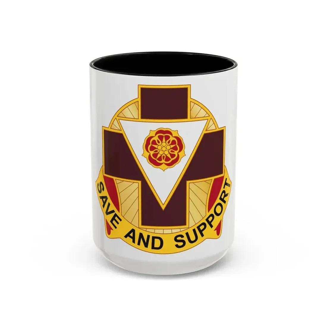 99 Field Hospital (U.S. Army) Accent Coffee Mug 15oz Black - Go Mug Yourself