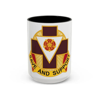 99 Field Hospital (U.S. Army) Accent Coffee Mug 15oz Black - Go Mug Yourself