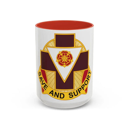 99 Field Hospital (U.S. Army) Accent Coffee Mug 15oz Red - Go Mug Yourself