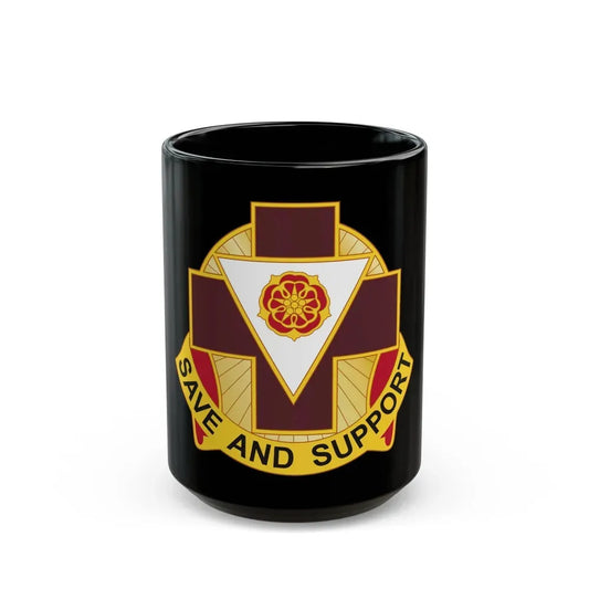 99 Field Hospital (U.S. Army) Black Coffee Mug 15oz - Go Mug Yourself