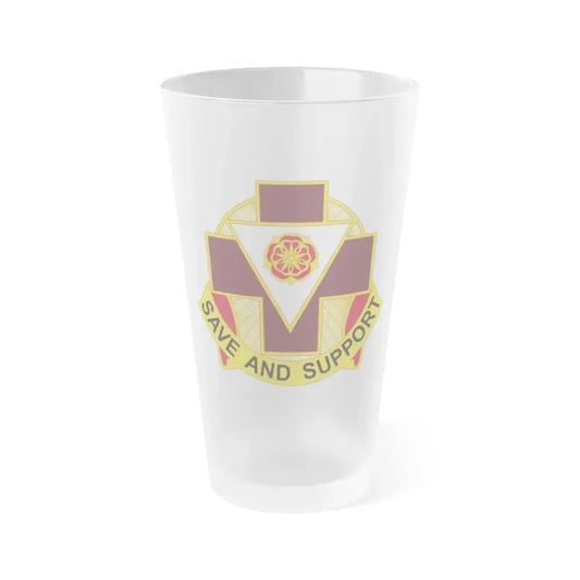 99 Field Hospital (U.S. Army) Frosted Pint Glass 16oz Default Title - Go Mug Yourself