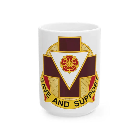99 Field Hospital (U.S. Army) White Coffee Mug 15oz - Go Mug Yourself