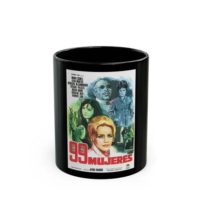 99 WOMEN (2) 1969 Movie Poster - Black Coffee Mug 11oz - Go Mug Yourself