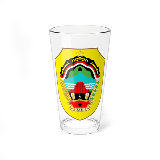Seal of Pati Regency (Indonesia) (Coat of Arms) Pint Glass 16oz