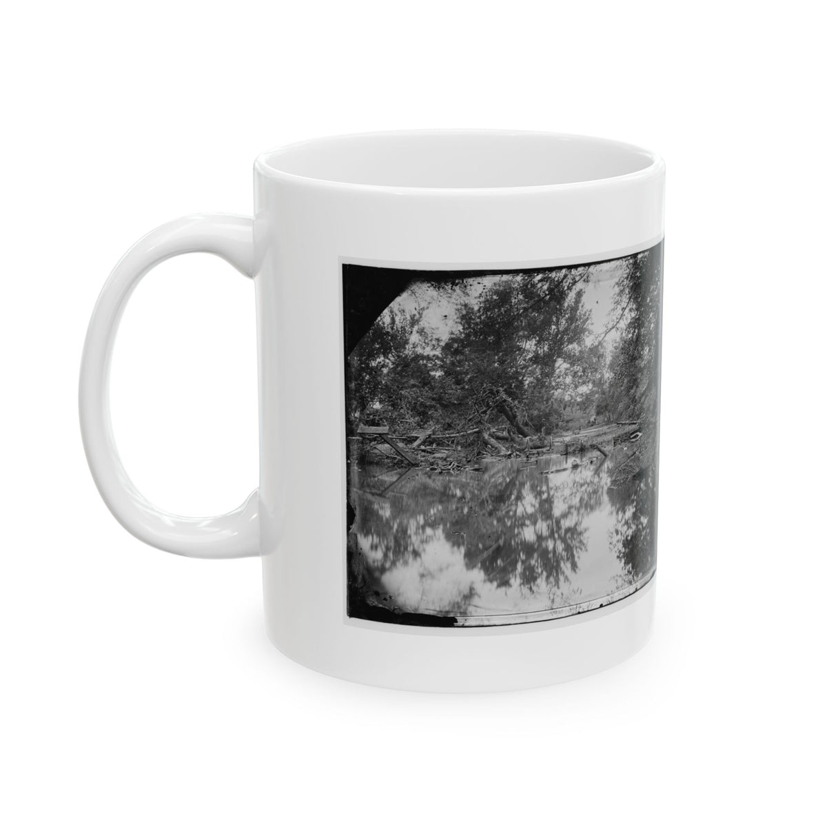 Bull Run, Va. View Of Bull Run (U.S. Civil War) White Coffee Mug