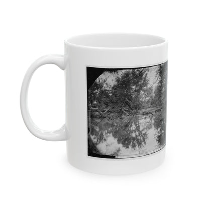 Bull Run, Va. View Of Bull Run (U.S. Civil War) White Coffee Mug