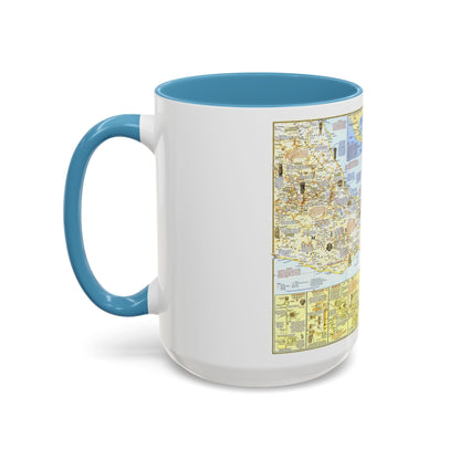 Central America - Archeological Map 1 (1968) (Map) Accent Coffee Mug