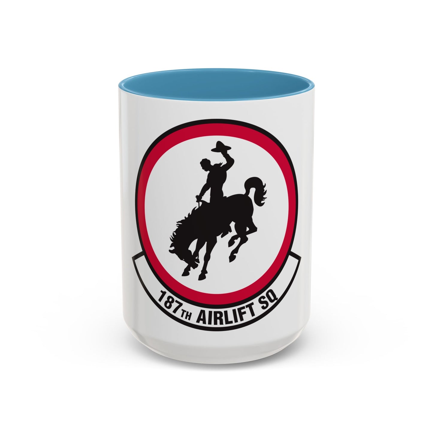 187 Airlift Squadron (U.S. Air Force) Accent Coffee Mug