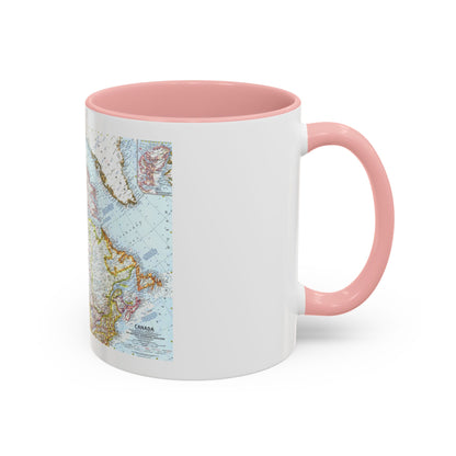 Canada (1961) (Map) Accent Coffee Mug