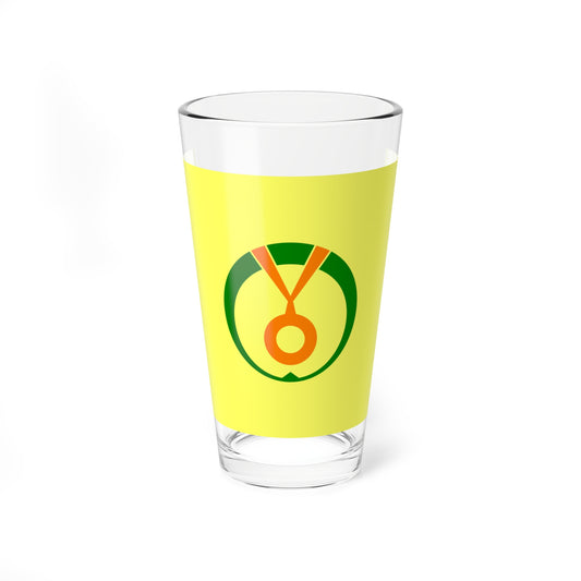 Flag of Shimukappu Hokkaido (Japan) Pint Glass 16oz
