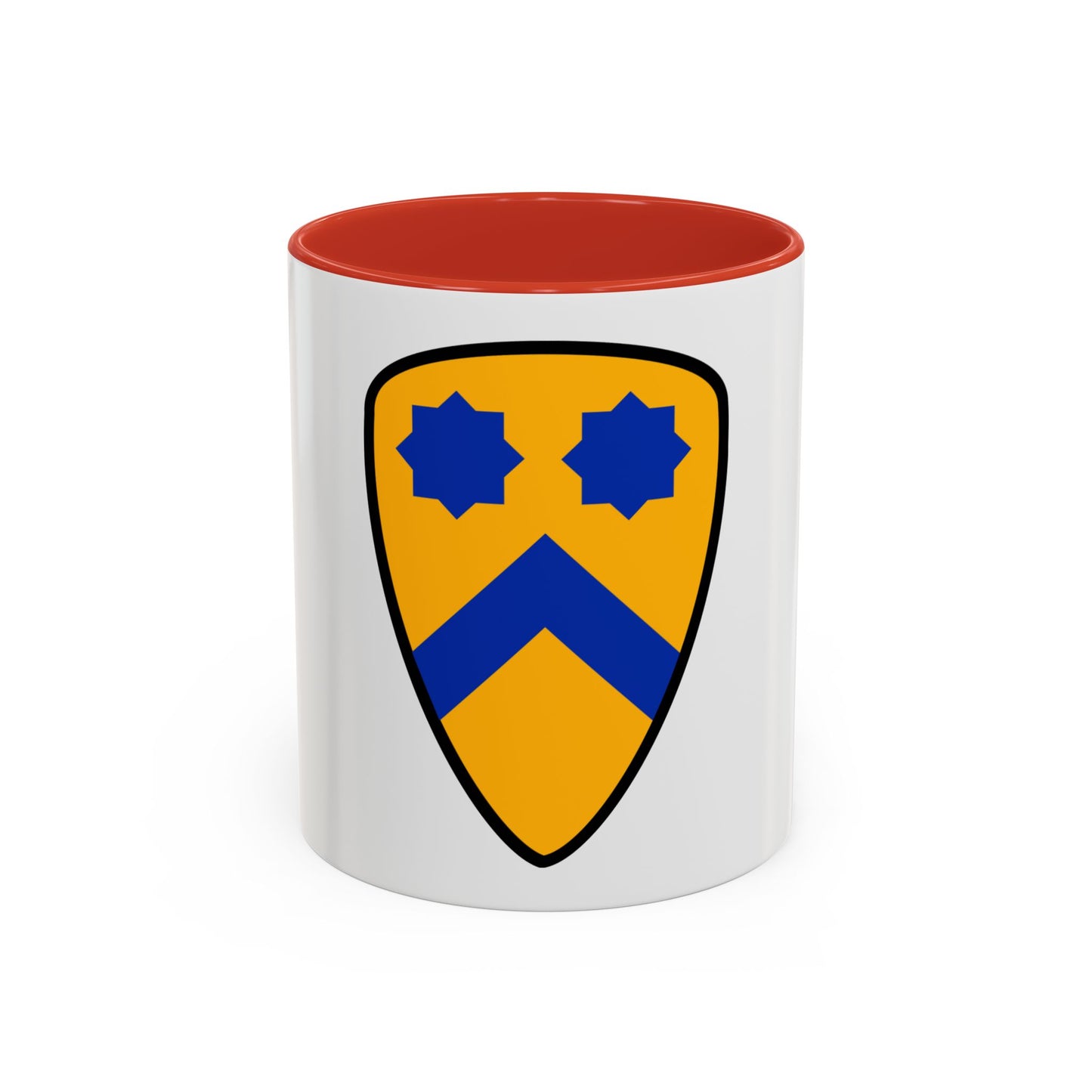 US 2nd Cavalry Division (U.S. Army) Accent Coffee Mug