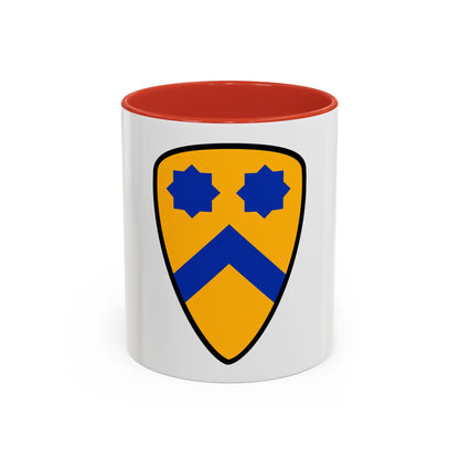 US 2nd Cavalry Division (U.S. Army) Accent Coffee Mug
