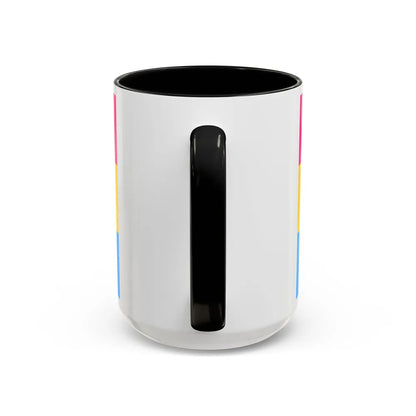 Pansexuality Pride Flag - Accent Coffee Mug-Go Mug Yourself