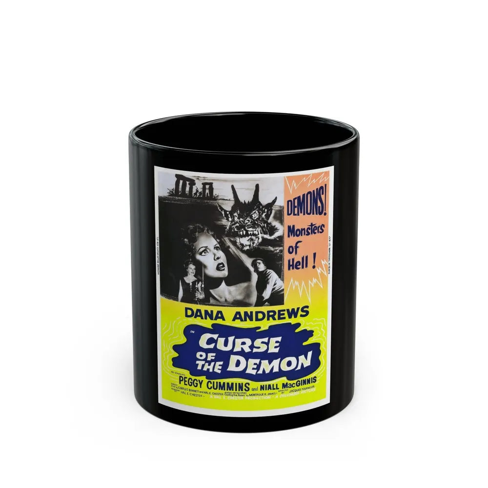 CURSE OF THE DEMON (2) 1957 Movie Poster - Black Coffee Mug-11oz-Go Mug Yourself