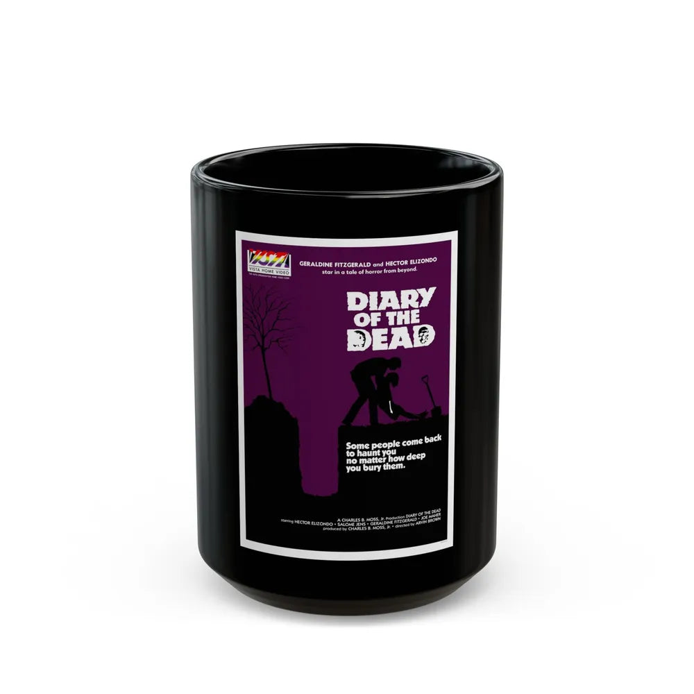 DIARY OF THE DEAD 1976 Movie Poster - Black Coffee Mug-15oz-Go Mug Yourself