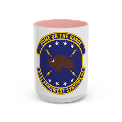 672d Armament Systems Squadron (U.S. Air Force) Accent Coffee Mug