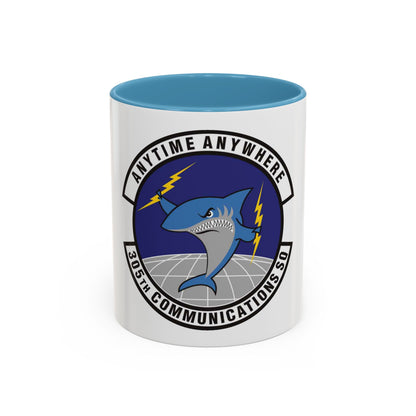 305th Communications Squadron (U.S. Air Force) Accent Coffee Mug