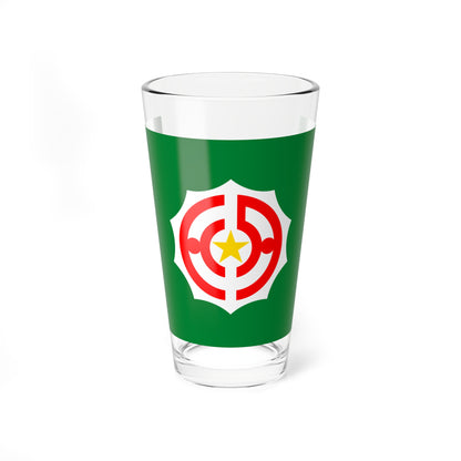 Flag of Tanno Hokkaido 1946-2006 (Japan) Pint Glass 16oz