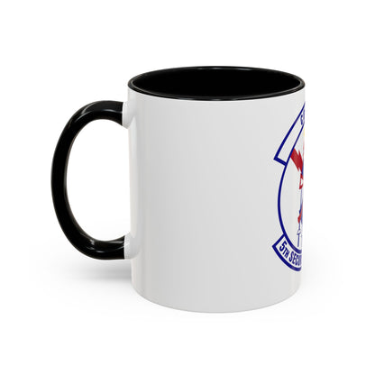 5th Security Forces Squadron (U.S. Air Force) Accent Coffee Mug