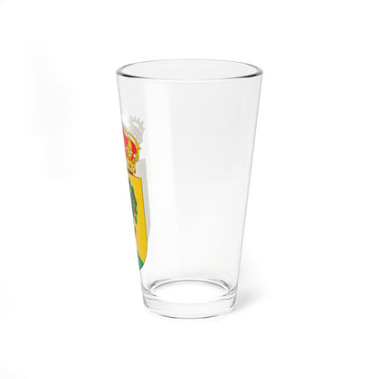 Escudo de A Pobra do Brollón (Spain) (Coat of Arms) Pint Glass 16oz