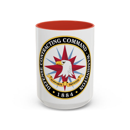 Defense Contracting Command Washington (U.S. Army) Accent Coffee Mug