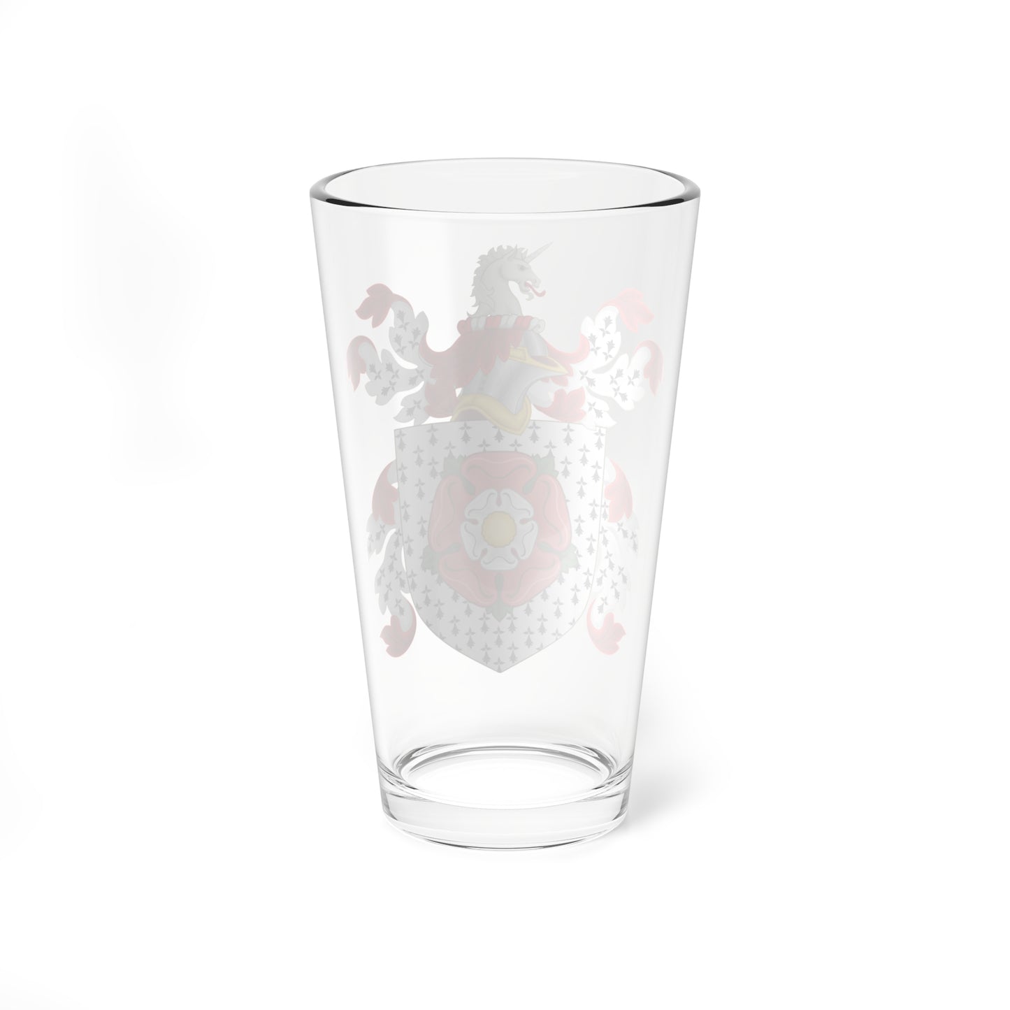 Coat of Arms of William Beverly (United States) (Coat of Arms) Pint Glass 16oz