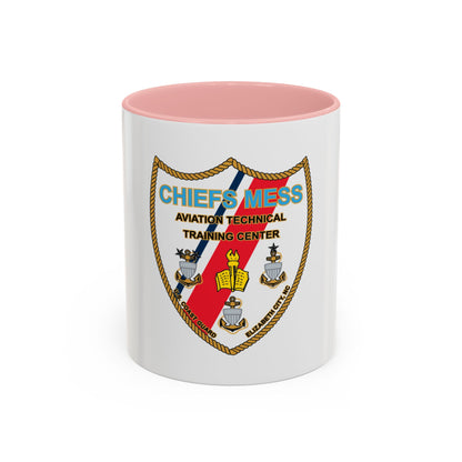 Chiefs Mess ATTC USCGC Elizabeth City NC (U.S. Coast Guard) Accent Coffee Mug