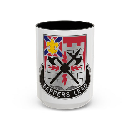 229 Engineer Battalion (U.S. Army) Accent Coffee Mug