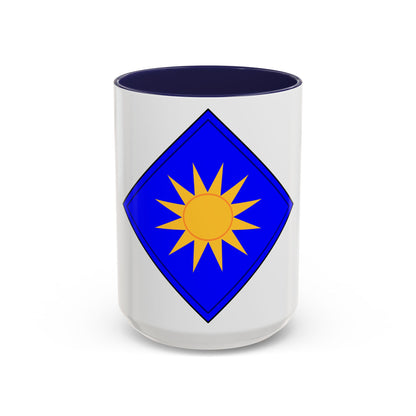 40th Infantry Division CSIB (U.S. Army) Accent Coffee Mug