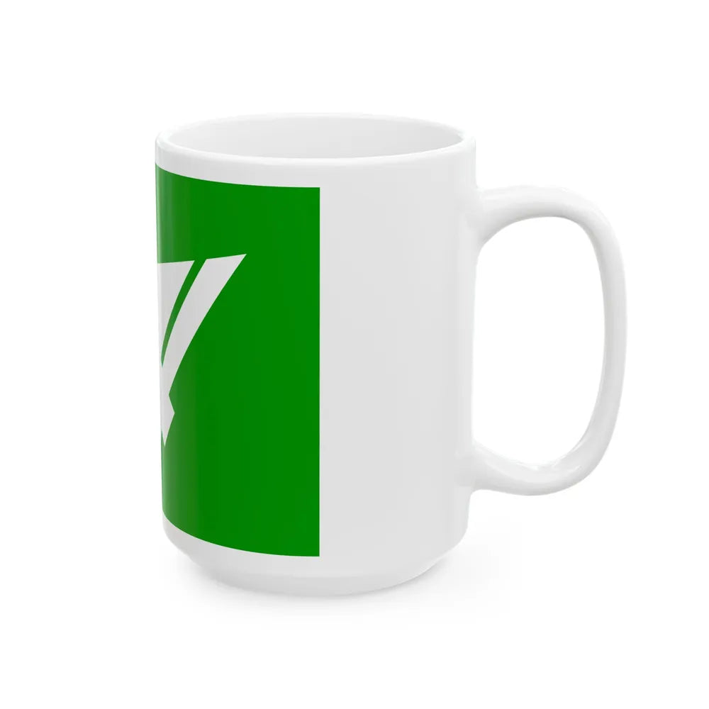 Flag of Mie Prefecture Japan - White Coffee Mug-Go Mug Yourself