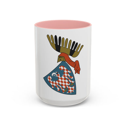 Coat of arms of the Margraviate of Moravia (Wenceslaus II) - Accent Coffee Mug